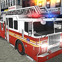 Real Truck Fire Drive Sim Game Cover