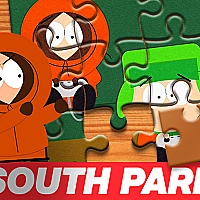 South Park Jigsaw Puzzle Game Cover