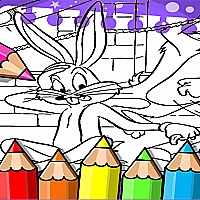 Bugs Bunny Coloring Book Game Cover