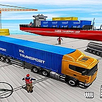 Cargo Transport Truck Driving Game Cover
