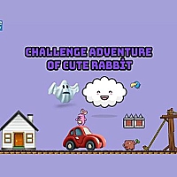 Challenge adventure of cute rabbit Game Cover