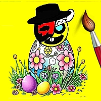 Sprunki Easter Coloring Game Cover