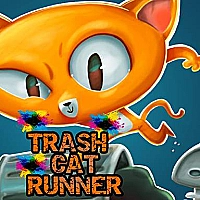Trash Cat Runner Game Cover