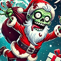 Flappy Zombie Santa Christmas Game Cover