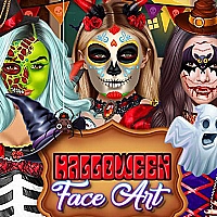 HALLOWEEN FACE ART Game Cover