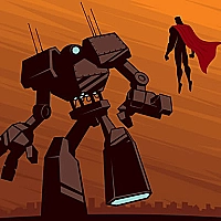 Robot In Battle Memory Game Cover