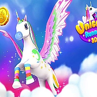 Unicorn Runner 3D Game Cover