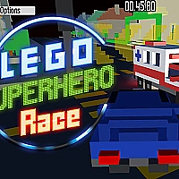 Lego Superhero Race Game Cover