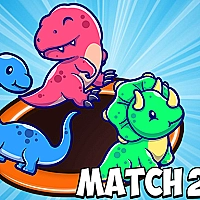 Match 2D Dinosaurs Game Cover