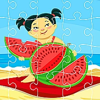 Summer Foods Jigsaw Game Cover
