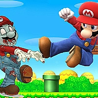 Super Mario Shoot Zombies Game Cover