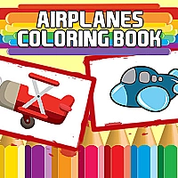 Airplanes Coloring Book Game Cover