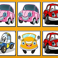 Funny Cars Memory Game Cover