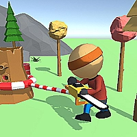 Wood Man Cutter Game Cover