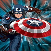 Captain America Disc Game Cover