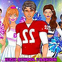 High School Fashion And Makeover-College Team  Game Cover