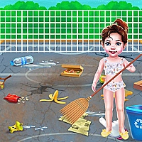 Baby Taylor Beach Cleaning Day Game Cover