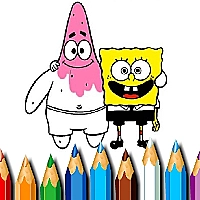 BTS Sponge Bob Coloring Game Cover