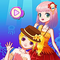 Mermaid Princess Dress Up Salon Game Cover