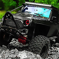 Offroad Vehicles in Action Game Cover