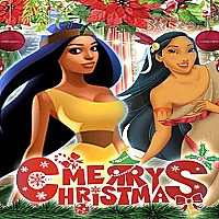 Pocahontas Christmas Sweater Dress Up Game Cover