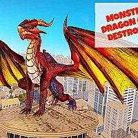 Monster Dragon City Destroyer Game Cover