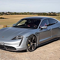 Porsche Taycan Turbo S Puzzle Game Cover