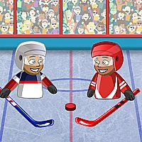 Puppet Hockey Battle Game Cover