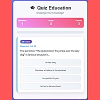 Quiz Education Game Cover