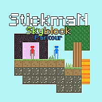 Stickman Skyblock Parkour Game Cover