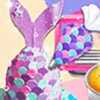 Unicorn Mermaid Cake Game Cover
