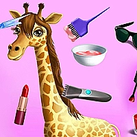 Animal Fashion Hair Salon Game Cover