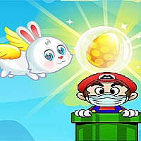 Flying easter bunny2 Game Cover
