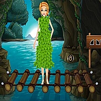 Girl With Costume Escape Game Cover