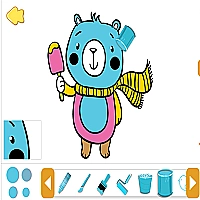 Coloring Animales Game Cover