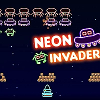 Neon Invaders Classic Game Cover