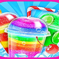 Rainbow Frozen Slushy Truck: Ice Candy Slush Maker Game Cover