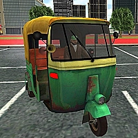 TukTuk Rickshaw City Driving Sim Game Cover