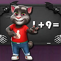 Halloween Tom Math Challenge Game Cover