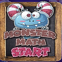 Monster Math Multiply 1-10 Game Cover