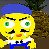 Neighbor Sponge. Scary Secret 3D Game Cover