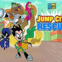 Teen Titans Go - Jump City Rescue Game Cover