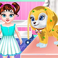 Baby Taylor Puppy Care Game Cover
