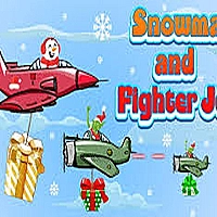 Snowman and Fighter Jet Game Cover