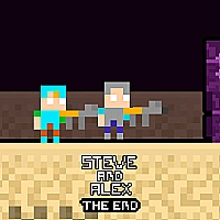 Steve and Alex TheEnd Game Cover