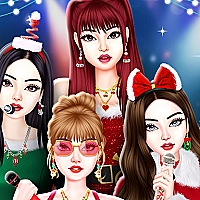 Black Pink Christmas Concert Game Cover