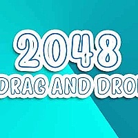 2048 Drag and Drop Game Cover