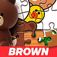 Brown And Friends Jigsaw Puzzle Game Cover