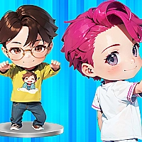 BTS Chibi Claw Machine Game Cover