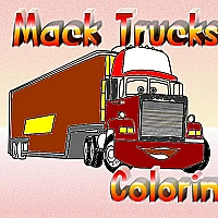 Mack Trucks Coloring Game Cover